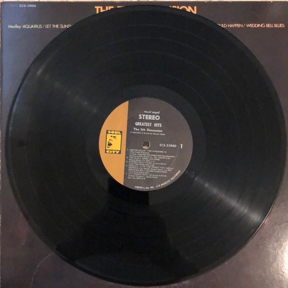 The 5th Dimension Greatest Hits Vinyl Lp '70 - Picture 4 of 7